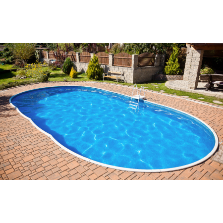 Piscine Acier avec cadre en Bois Azuro  910x460x120cm