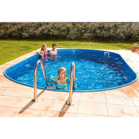 Piscine Allongée Ibiza Acier à enterrer 5.25 x 3.2 x 1.5 m