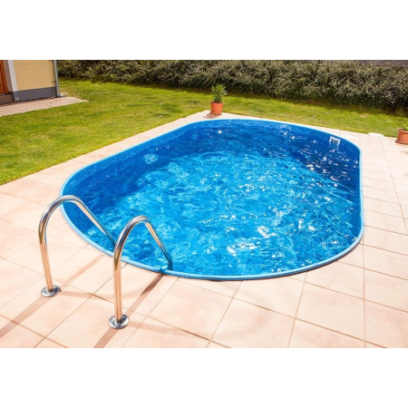 Piscine Allongée Ibiza Acier à enterrer 7.0 x 3.5 x 1.2 m