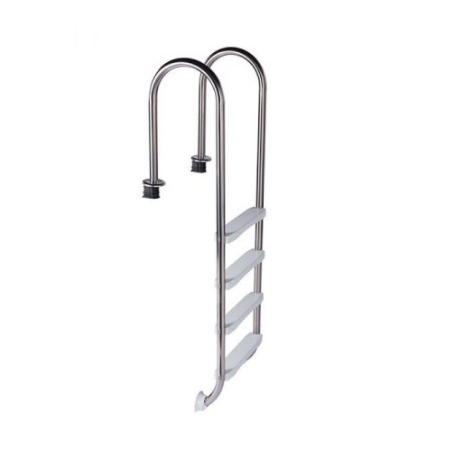 Echelle SLIM en acier inoxydable 4 Marches pour piscine enterrée de 130cm