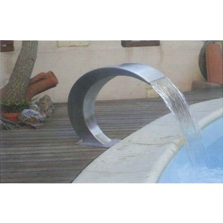 Cascade décorative en inox 500 mm AISI 304 -fixation sans ancrage