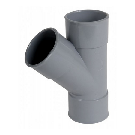 Raccord PVC évacuation Culotte Simple 45° 50mm FFF