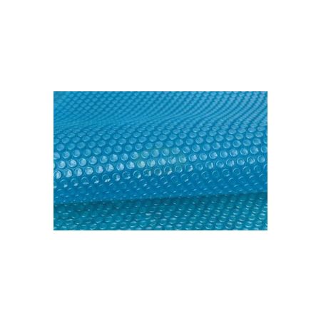 Bâche à bulles 400μ bleu pour piscine octogonale allongée 540x336cm