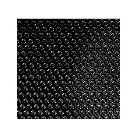 Bâche à bulles 400μ Noire bordée pour piscine rectangulaire 620x420 cm