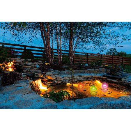 Boules LED de jardin 