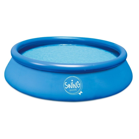 Piscine gonflable ronde Bleue ⌀ 4.57 x h. 1.22 cm