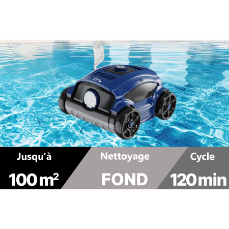 Robot piscine Fond ORCA 100 sans fil