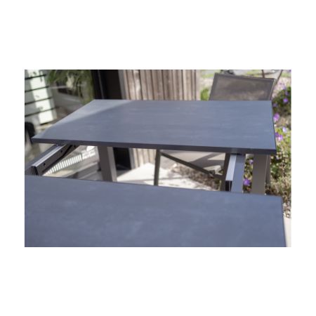 Table de jardin extensible en Aluminium CASSIS 180/240x100x77 cm