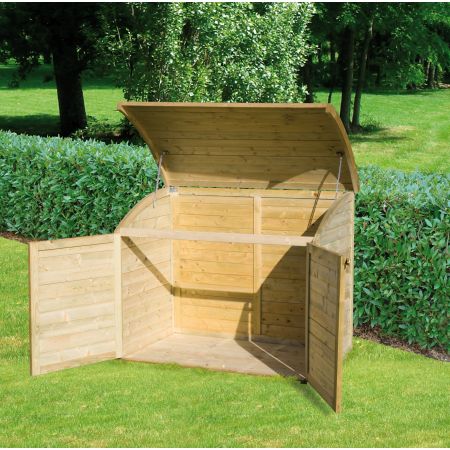 Coffre de Jardin en Bois TOPAZE 900L 