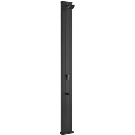 Douche solaire 28L Aluminium noir