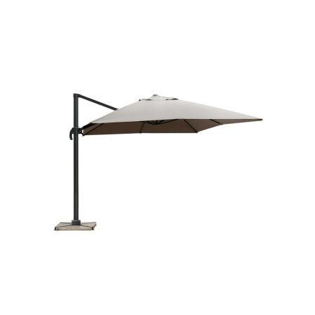 Parasol déporté 3 x 4 Taupe Upf 50+ Rana