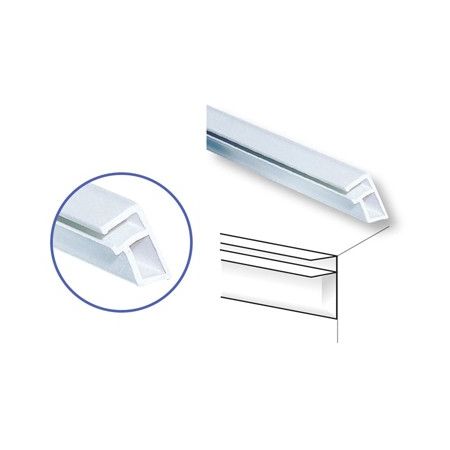 Profilé fixation hung PVC vertical lg 2.40 m