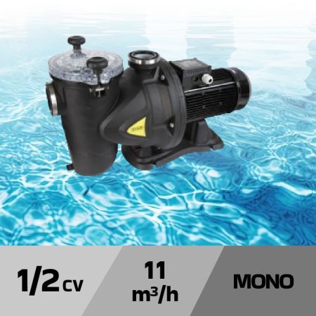 Pompe de filtration EUROSWIM 11 m³/h 1/2 cv mono