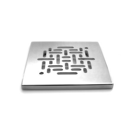 Grille de bonde de fond WELTICO carrée inox AIS1316L