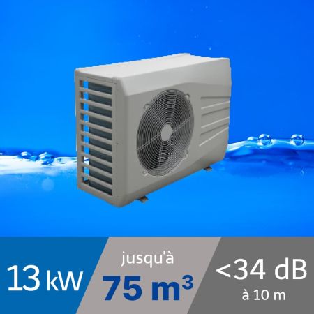 Pompe à chaleur Spark Netpac 13 kW pour piscine de 60-75m3 + Bâche de protection