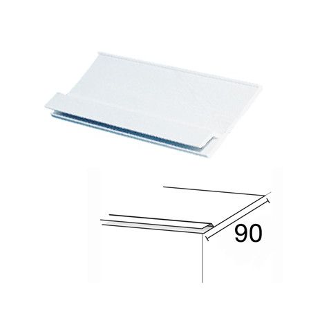 Profilé fixation hung PVC 90 mm lg 2.50 m