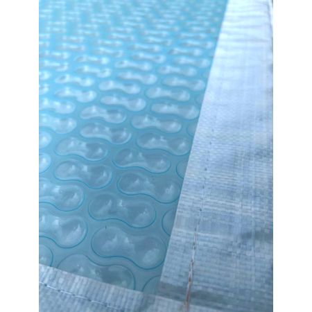 Bâche à bulle 500μ Géobulle Translucide pour piscine carrée 420x420 cm