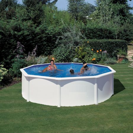 Piscine Gré D460 H120 hors sol acier ronde Fidji 