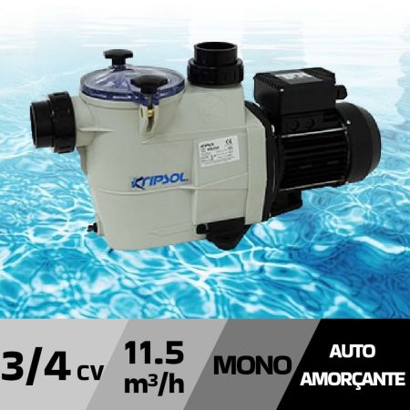 Pompe de filtration KS 11,5 m³/h 3/4 cv mono Ø 50