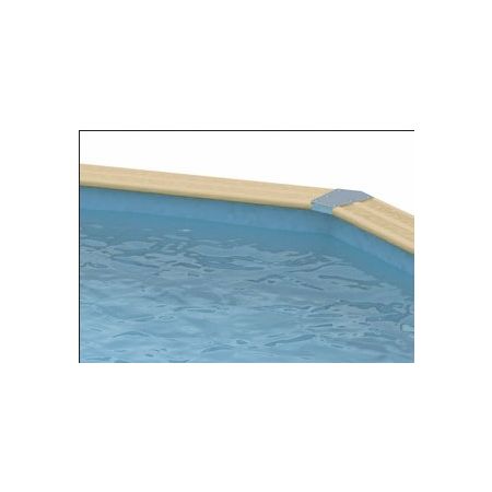 Liner Bleu 75/100ème pour piscine Octogonale Allongée 820 x 400 x 130 cm