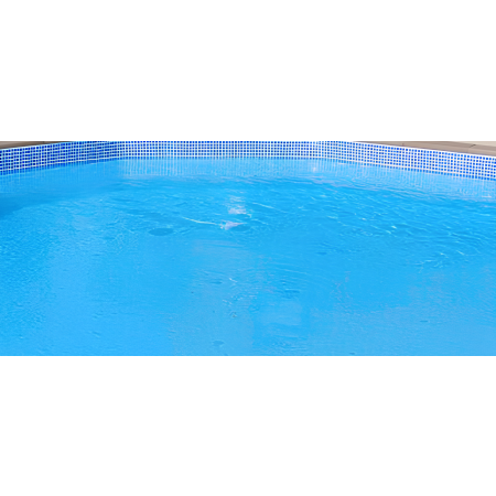 Liner mosaïque 75/100 pour Kit Piscine Béton Aspect Bois Allongé 787x472x130cm