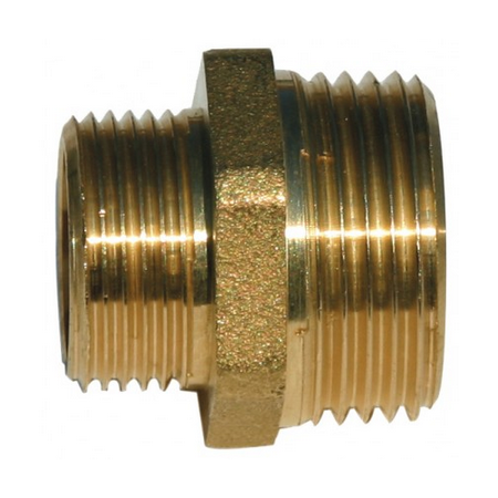 Raccord Laiton Mamelon Réduit Male 3/4x1/2 -Pn25-