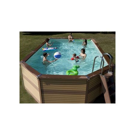 Piscine composite Zodiak AZTECK mixte 5,60 x 4,00 x 1,40 m