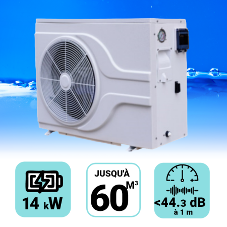 Pompe à chaleur Neo Full Inverter 14 kW pour piscine de 30-60m3