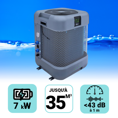 POMPE A CHALEUR POOLEX Q-LINE 7 de 20-35 m³