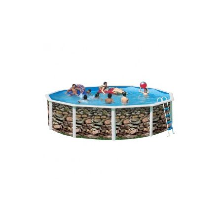 Piscine Ronde MUR Acier 460 cm x H 120cm 