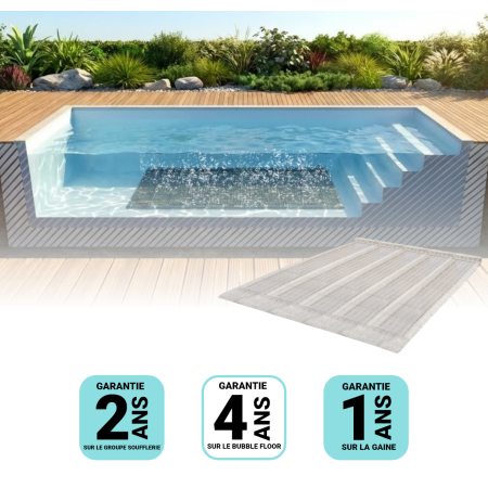 Grand Tapis à Bulles Relaxant Premium – Pool2Spa Kit L (5m²)
