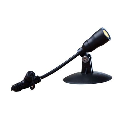 Spot à poser polypropylène 1W blanc