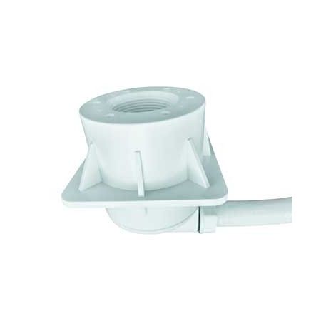 Corps à sceller 90° réduit et étanche 1,5" projecteur Adagio 