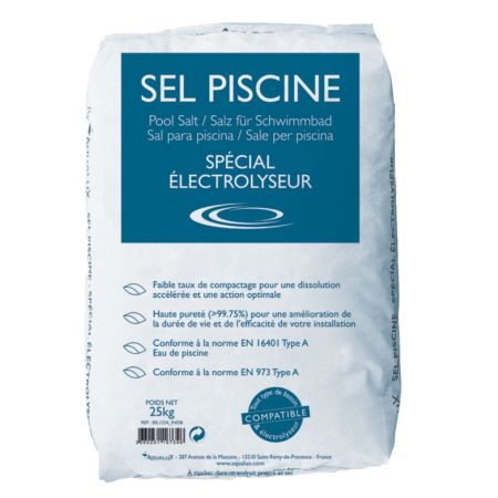 Sel micro billes pour électrolyseur Piscine 25 kg