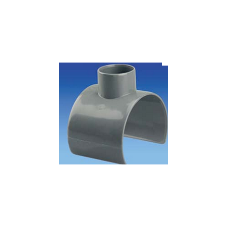 Raccord PVC évacuation Selle de Branchement 90° 100/110/125x40mm