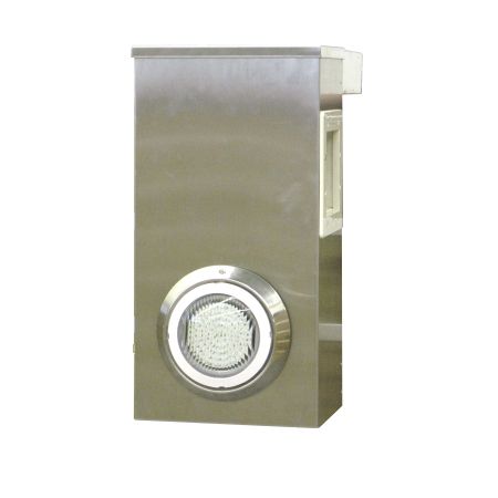 Bloc skimmer en aluminium avec éclairage