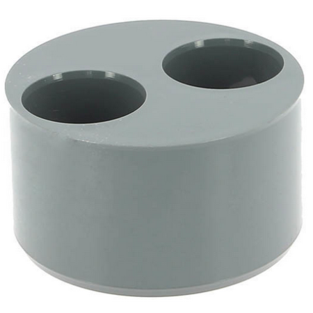 Raccord PVC évacuation Tampon Réduit Double MFF 100X50X40mm