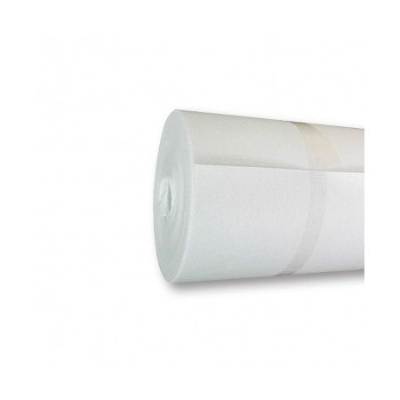 Thibaude blanche 550 gr/m&sup2; antimicrobien rlx de 25 x 1,57 m