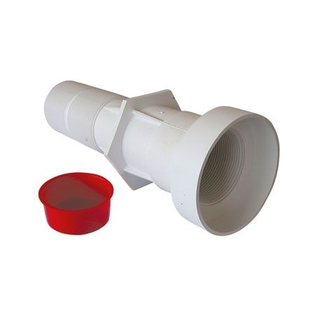 Traversée de paroi COFIES pour mini proj.,buse + prise balai