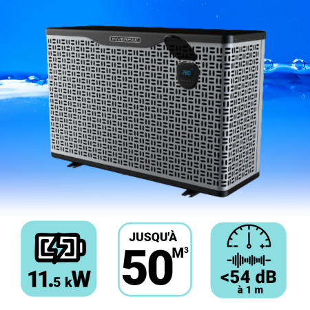 Pompe à chaleur piscine Platinium Boost 11.5 kW pour piscine de 20-50m3