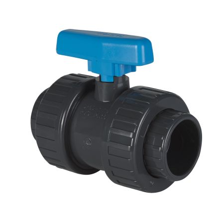 Raccord PVC Vanne a Boisseau Femelle a Coller 0.50 cm - LEKINGSTORE