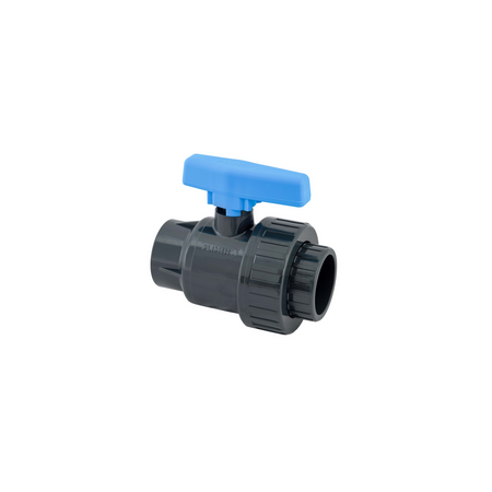 Raccord PVC Vanne à Boisseau Simple Union 40MM- PN16