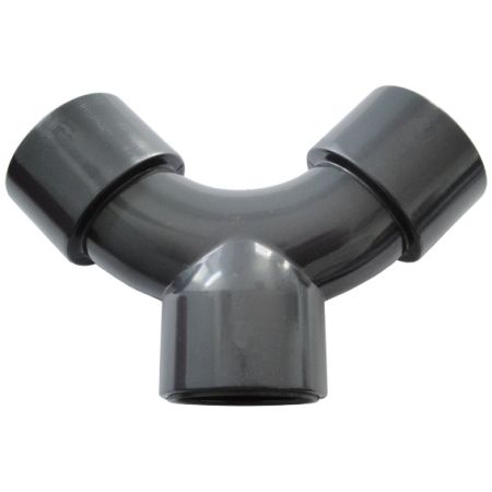 Raccord PVC « Y » pour aliment 63 mm PN 16 femelle à coller 