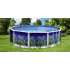 Piscine Ronde OCEANO Acier Décoration Aquatique 350 x 120 cm