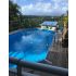 Piscine bois UBBINK SUNWATER 490x300x120cm Liner Bleu