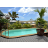 Piscine bois MAEVA avec Echelle inox 4 marches 753x434x150cm 