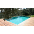 Piscine Bois Rebecca Rectangulaire avec Escalier 920x420x145cm