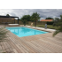 Piscine Bois Diana Rectangulaire avec Plage Immergée + Escalier 820x420x145cm