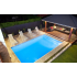 Piscine Bois Rebecca Rectangulaire avec Escalier 920x420x145cm