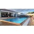 Piscine Bois Luxe Rectangulaire avec Escalier d'angle 620x420x130cm